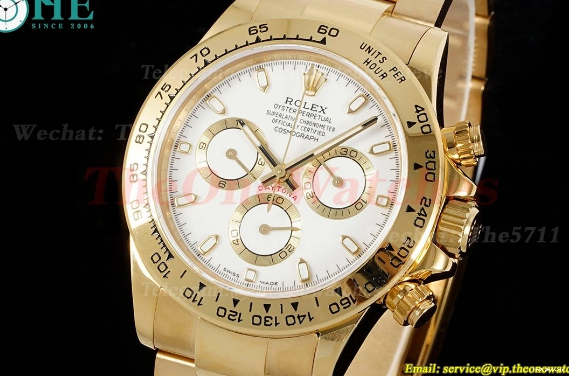 116508 SH4130(Gain YG Gold V3 40mm White YG Daytona Weight) QF 0306